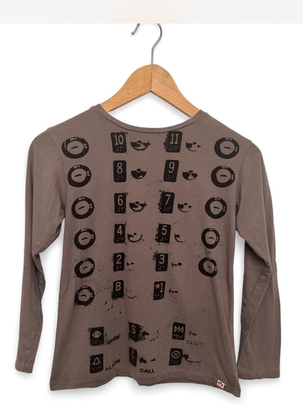Vintage Appaman “Elevated” Gray Long Sleeve Tee Boys 10